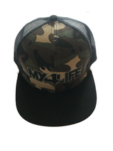 MX4LIFE CAMO HAT Snapback adjustment fits youth & Adult
